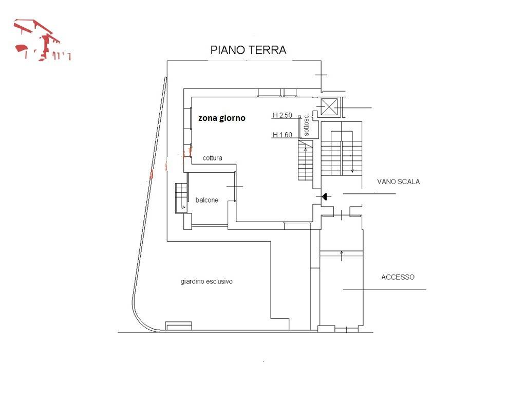 Grassina vendesi terratetto con piscina