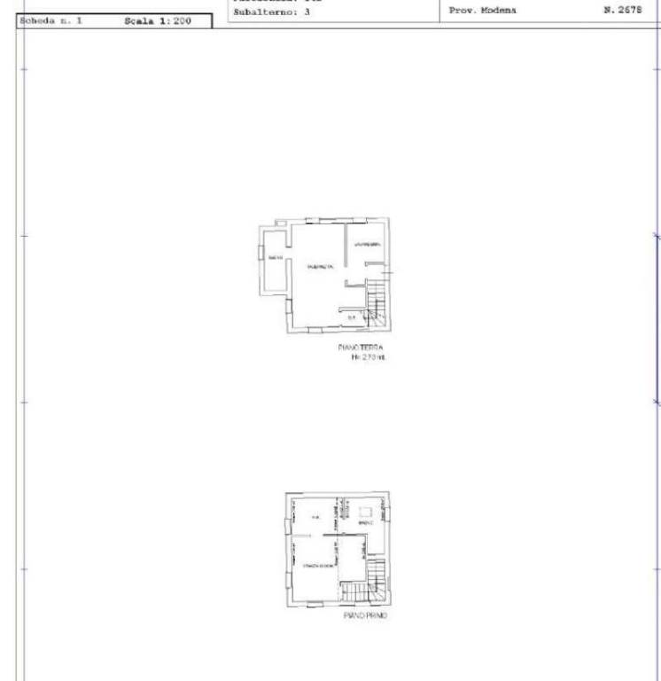 planimetria  B&B - sub 3