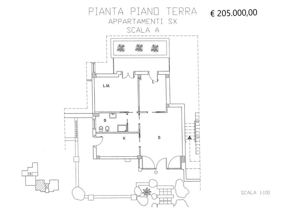 scala A piano terra sx