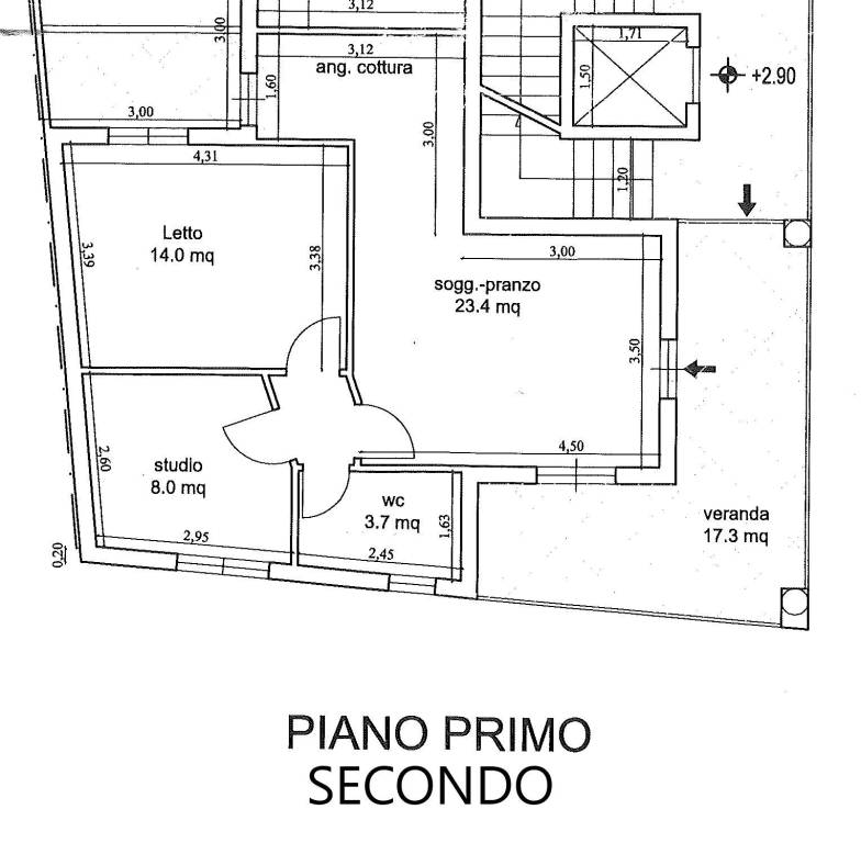 planimetria 1 e 2 piano