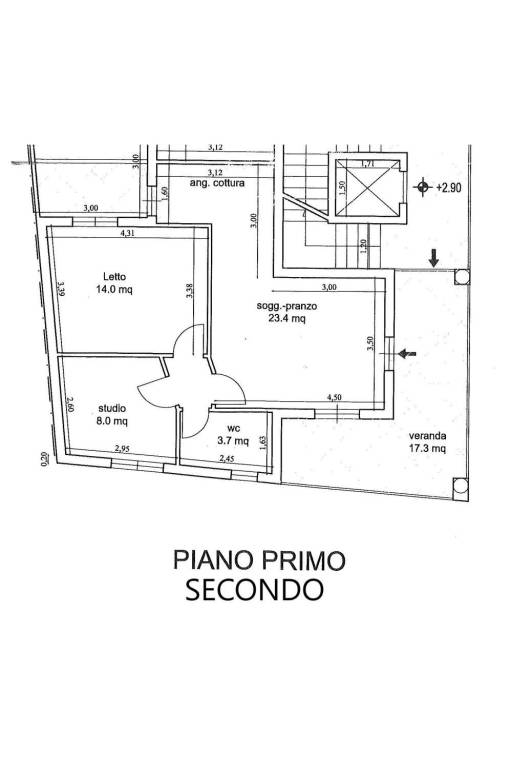 planimetria 1 e 2 piano