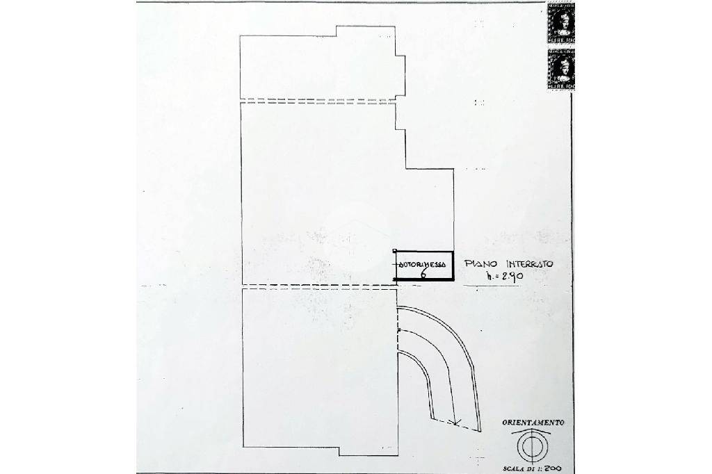 Planimetria box auto