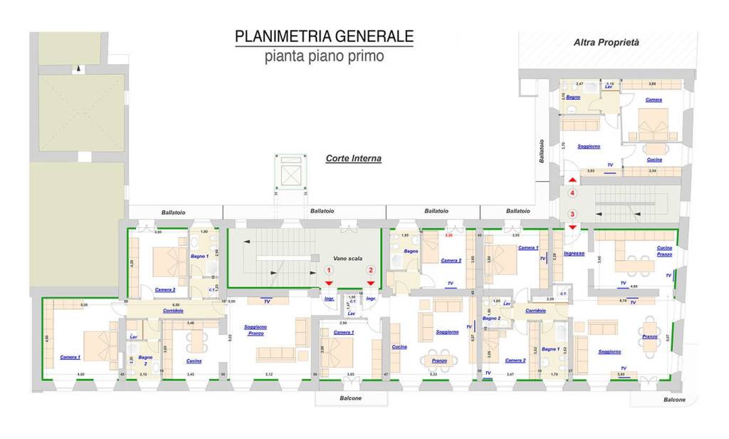 PLANIMETRIA GENERALE_PIANTA PIANO