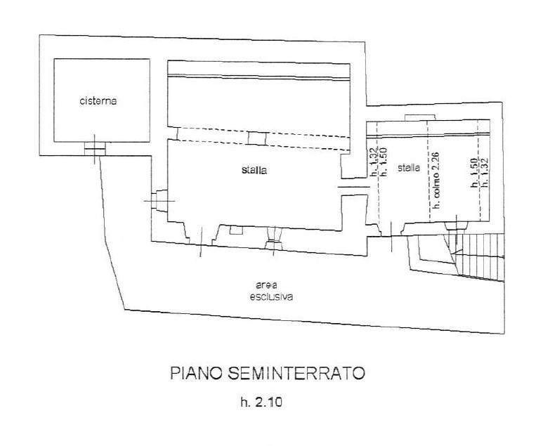 plan piano seminterrato