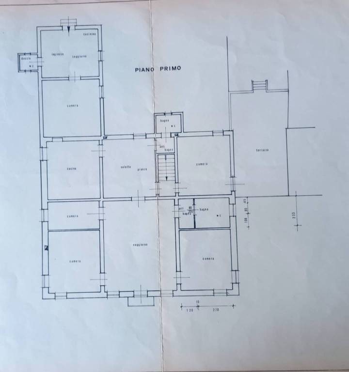 piantina 1° piano