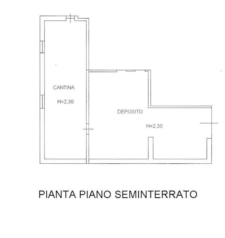 Planimetria Piano seminterrato 3