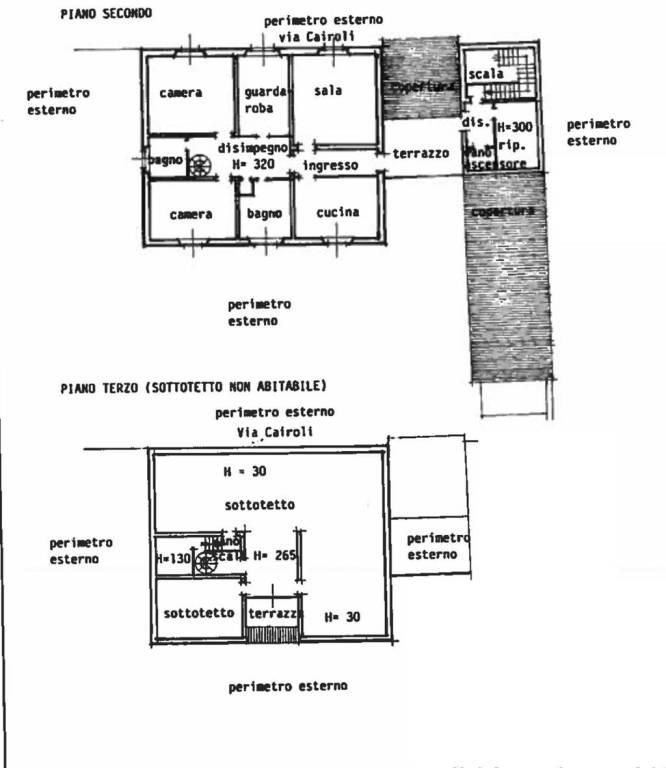 plan piano 2 e 3