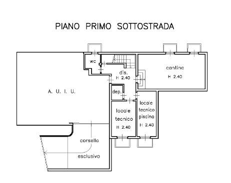 piano primo sottostrada