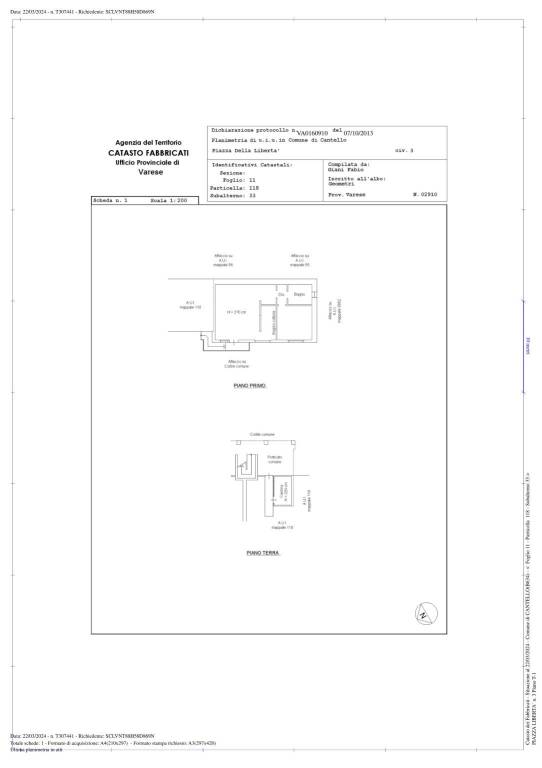 S033 Scheda CATASTALE 1
