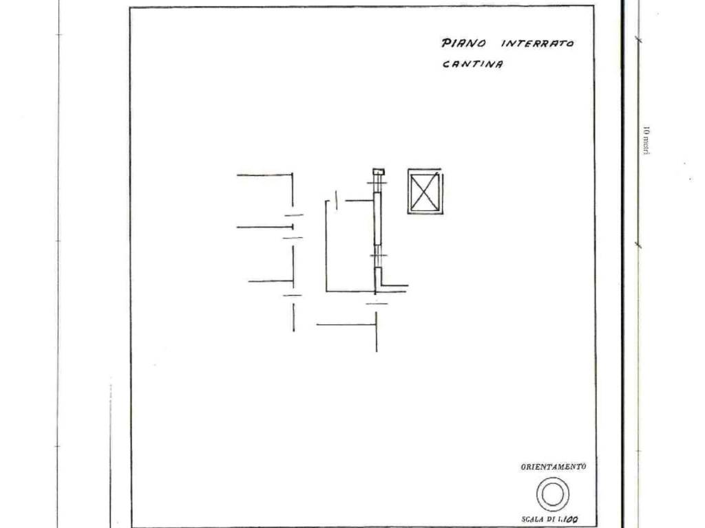 planimetria cantina