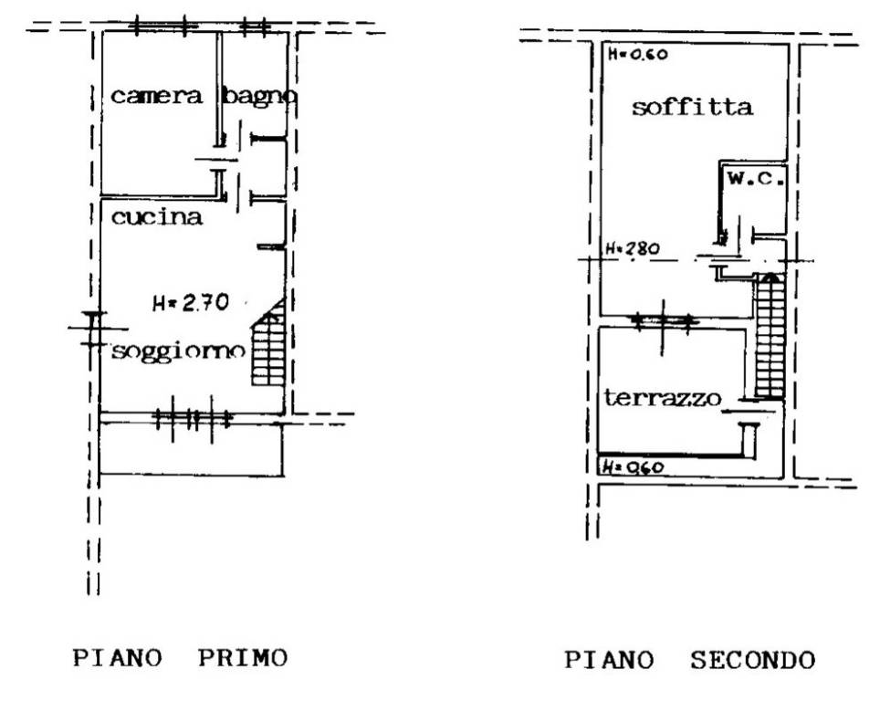 planimetria abitazione x siti