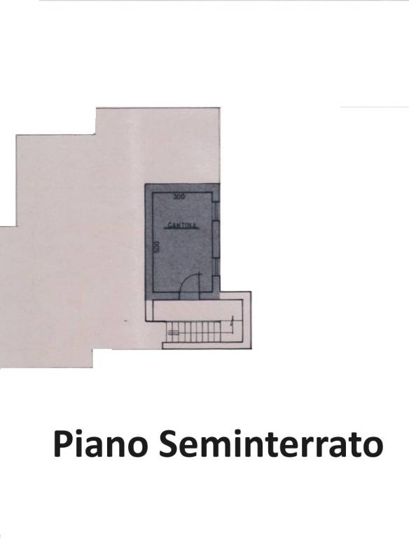 Planimetria piano seminterrato