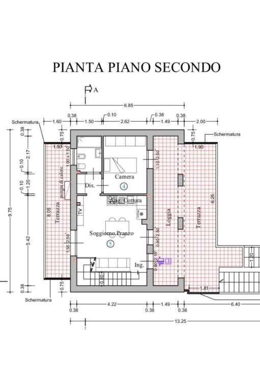 PIANTA P2 ARREDATO