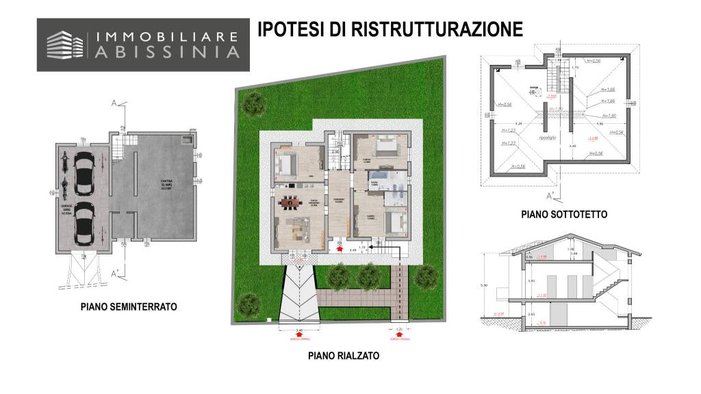 PLANIMETRIA VILLETTA SAN GIOVANNI IPOTESI DI RISTR