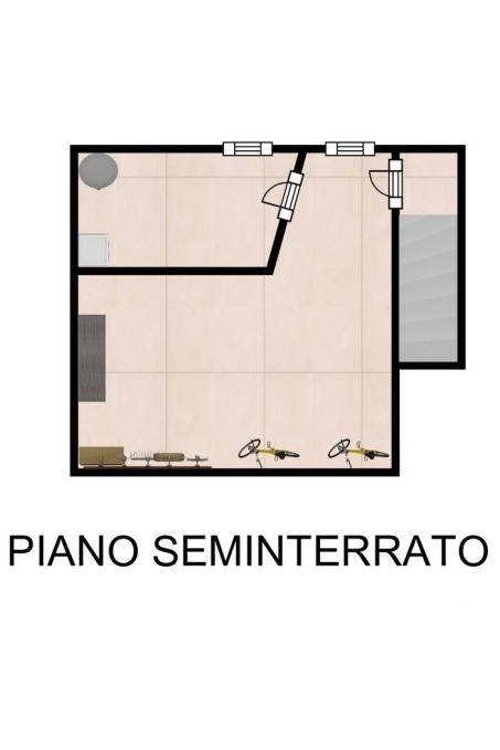 planimetria piano seminterrato