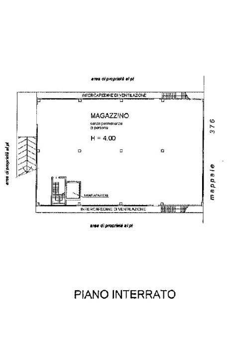 planimetria piano interrato