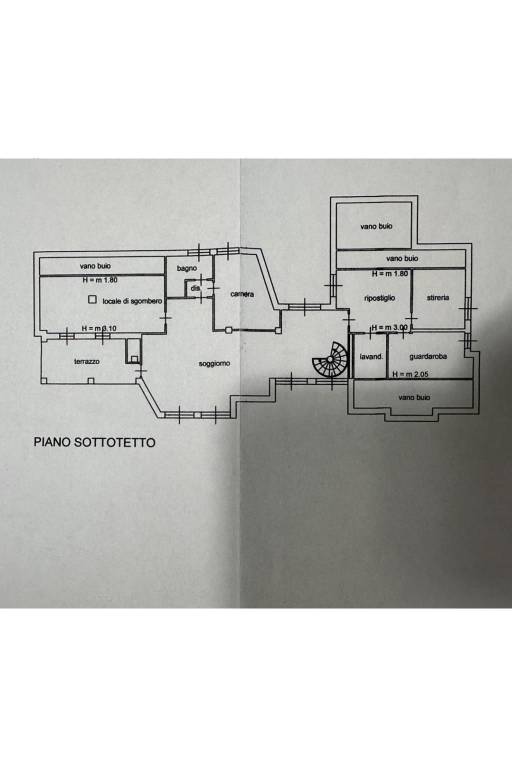 planimetria piano 1