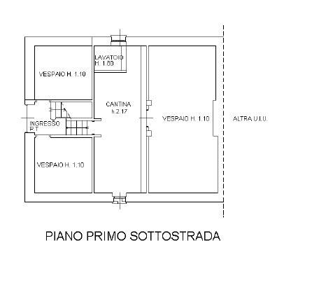 piano primo sottostrada