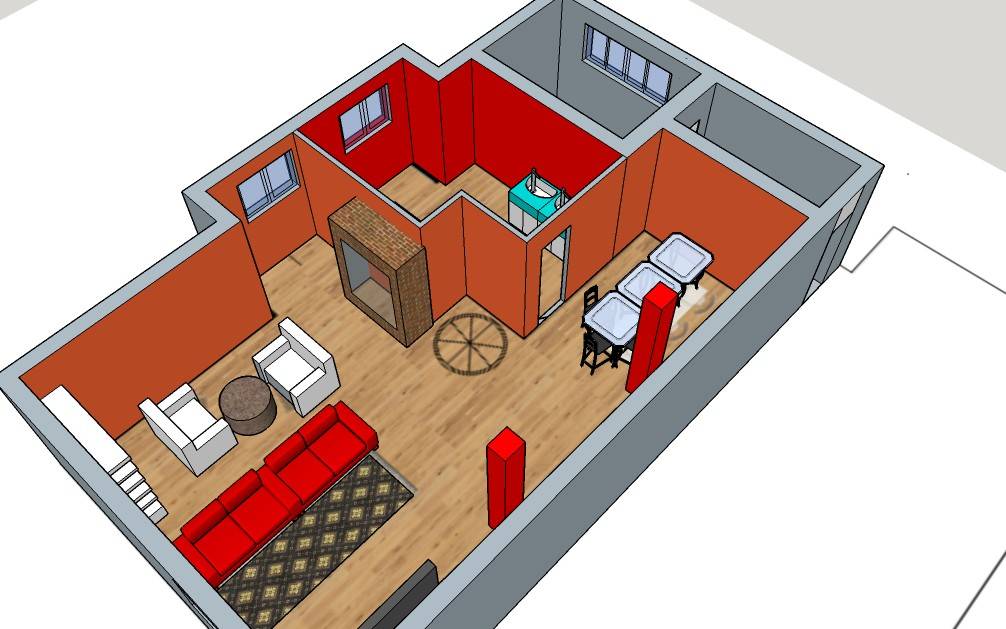 Render piano seminterrato