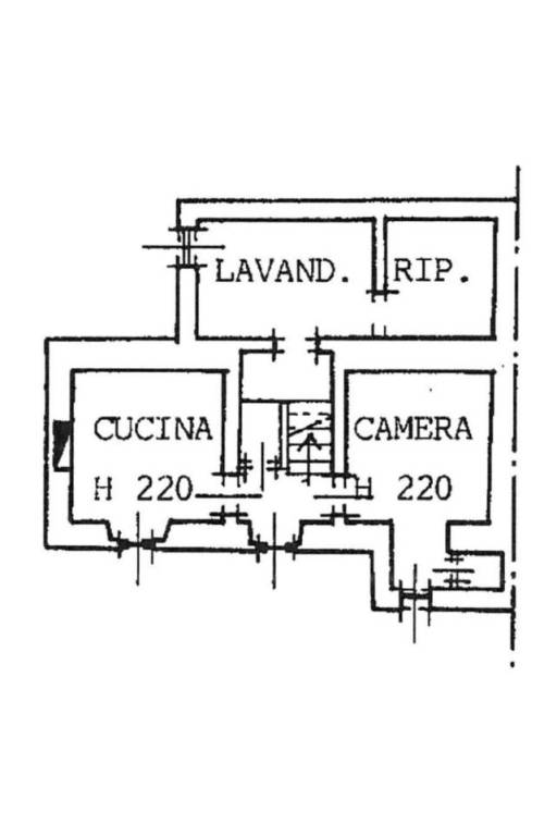 Plan CA.1672 piano terra