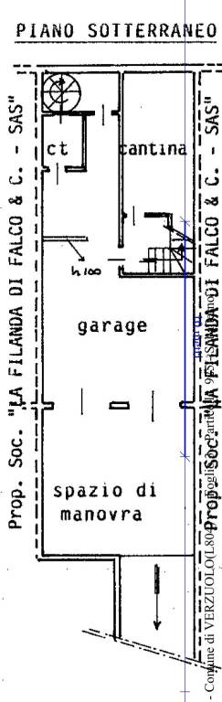 planimetria1 piano sotterranea