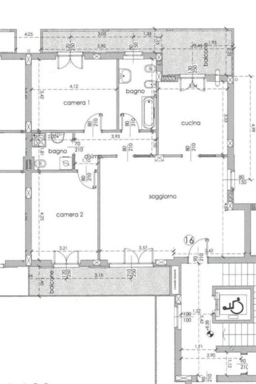 trilocale p2 centro 1