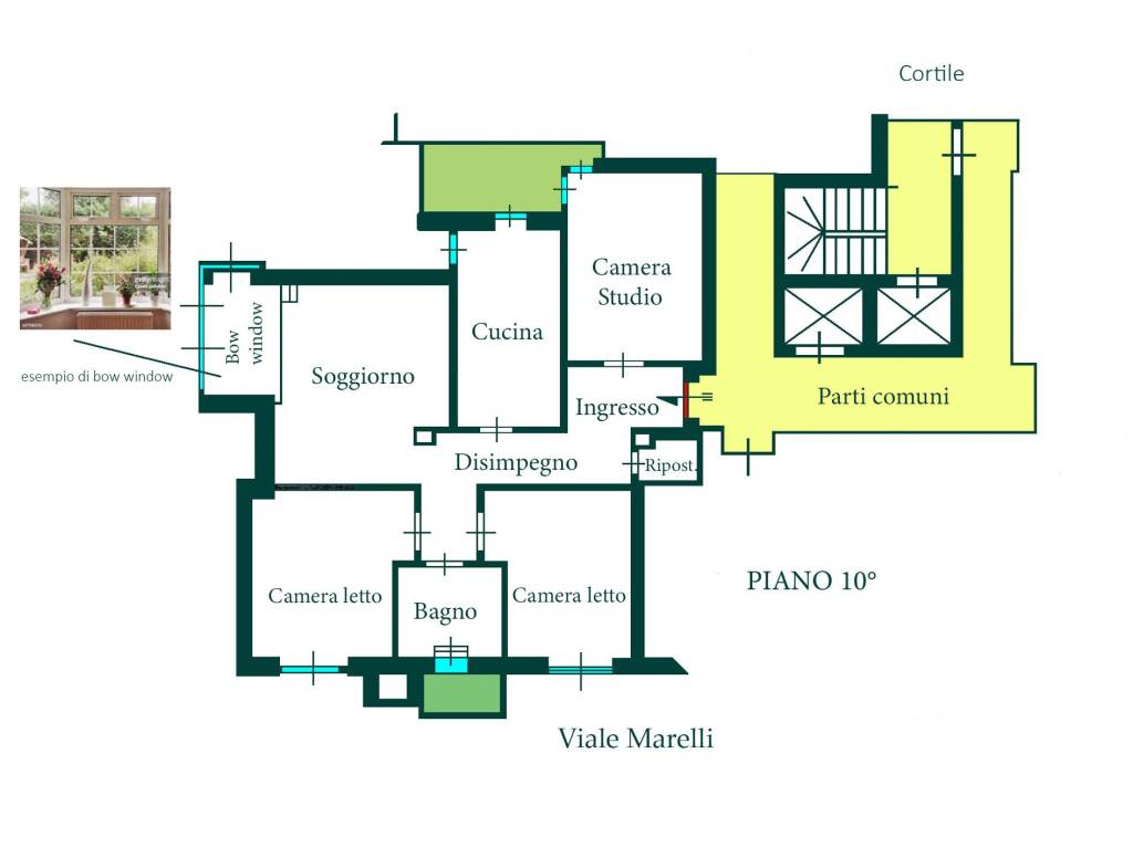 Viale Marelli n. 95 - piano 10°