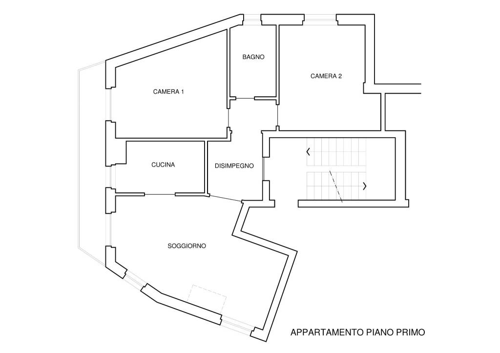 planimetria appartamento p. primo 1