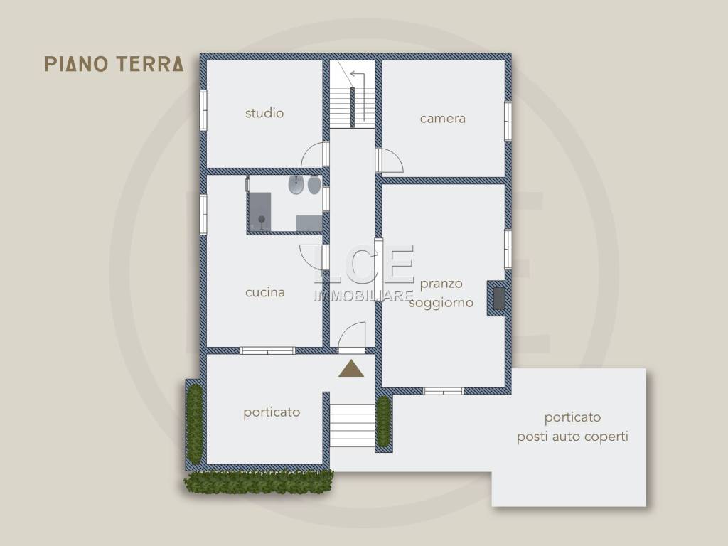 Planimetria Piano Terra - Immobiliare LCE