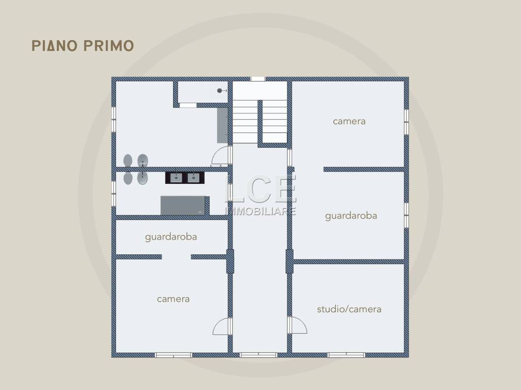 Planimetria Piano Primo - Immobiliare LCE