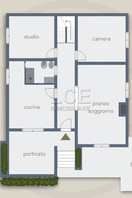 Planimetria Piano Terra - Immobiliare LCE