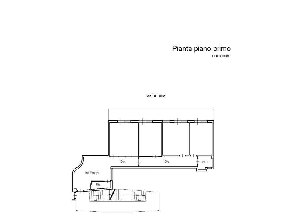 Planimetria  viale Salandra  1