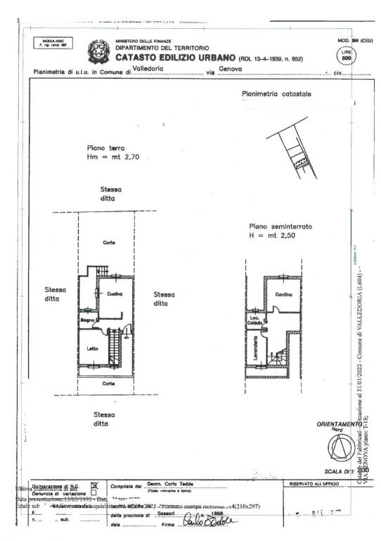 Planimetria catastale (2) 1