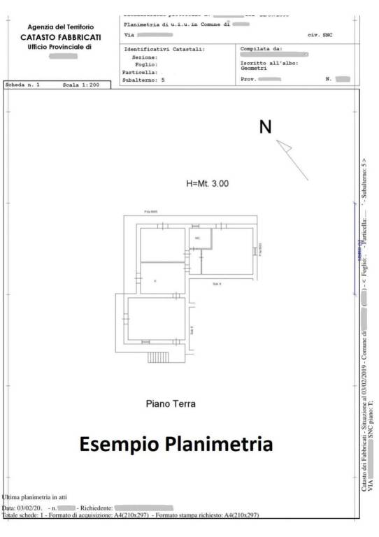 Esempio Planimetria 1