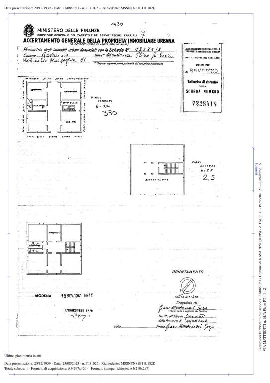 planimetria villa stuffione 1