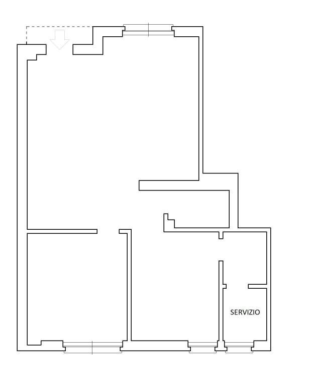 Planimetria trilocale