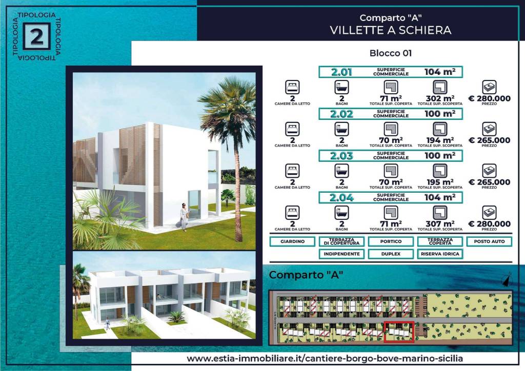 scheda villette a schiera 1