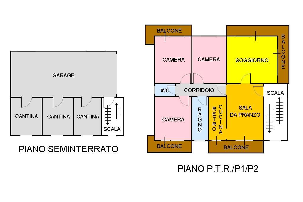 Piantina PS-PTR-P1-P2