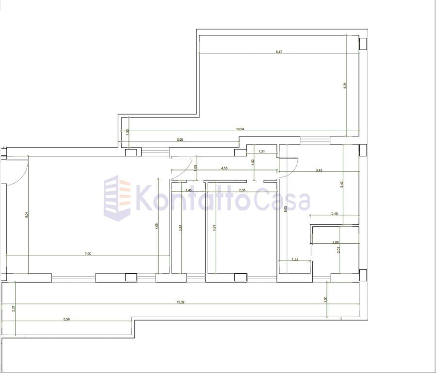 plan mansarda 