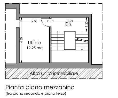 4-Planimetria - Attuale Piano Mezzanino
