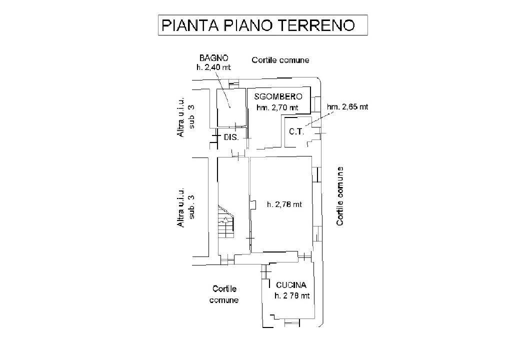 PLANIMETRIA PIANO TERRA