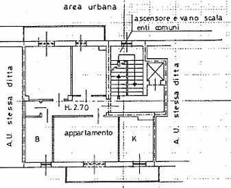 Pianta piano secondo 372