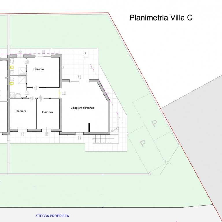 planimetria villa c