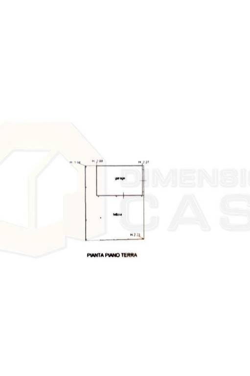 Planimetria box e tettoia