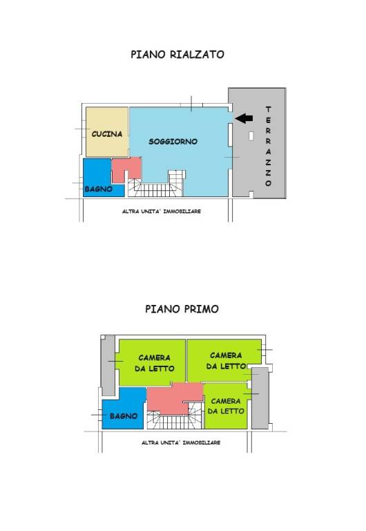 Planimetria piani abitativi