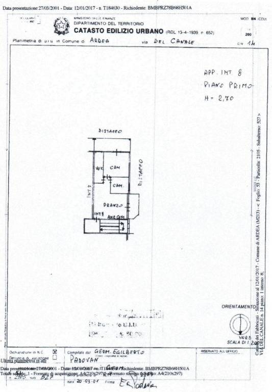 plan catastale