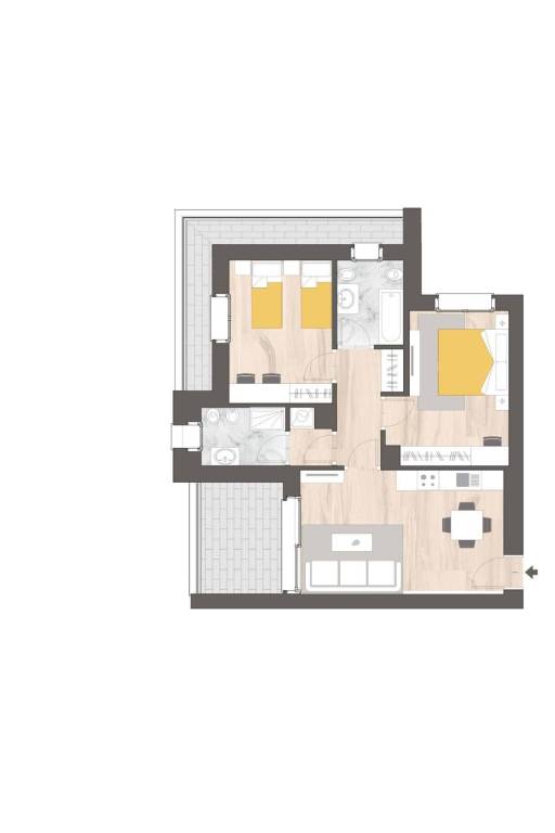 Planimetria appartamento A2.4