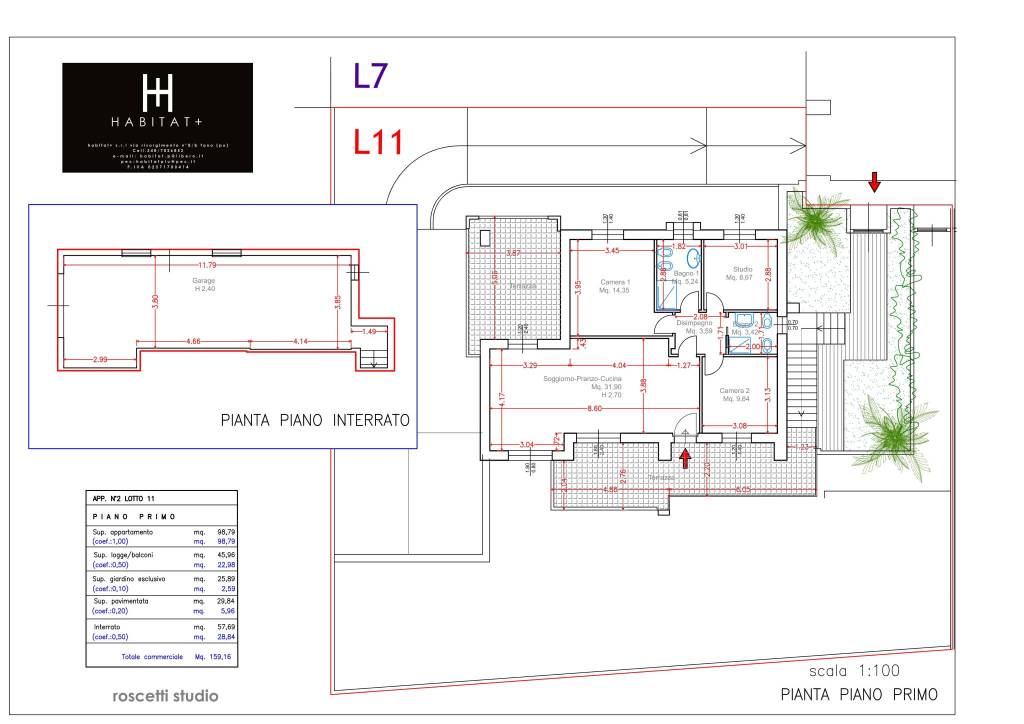 roscettiimmobiliare_scheda piano primo L11 Habitat