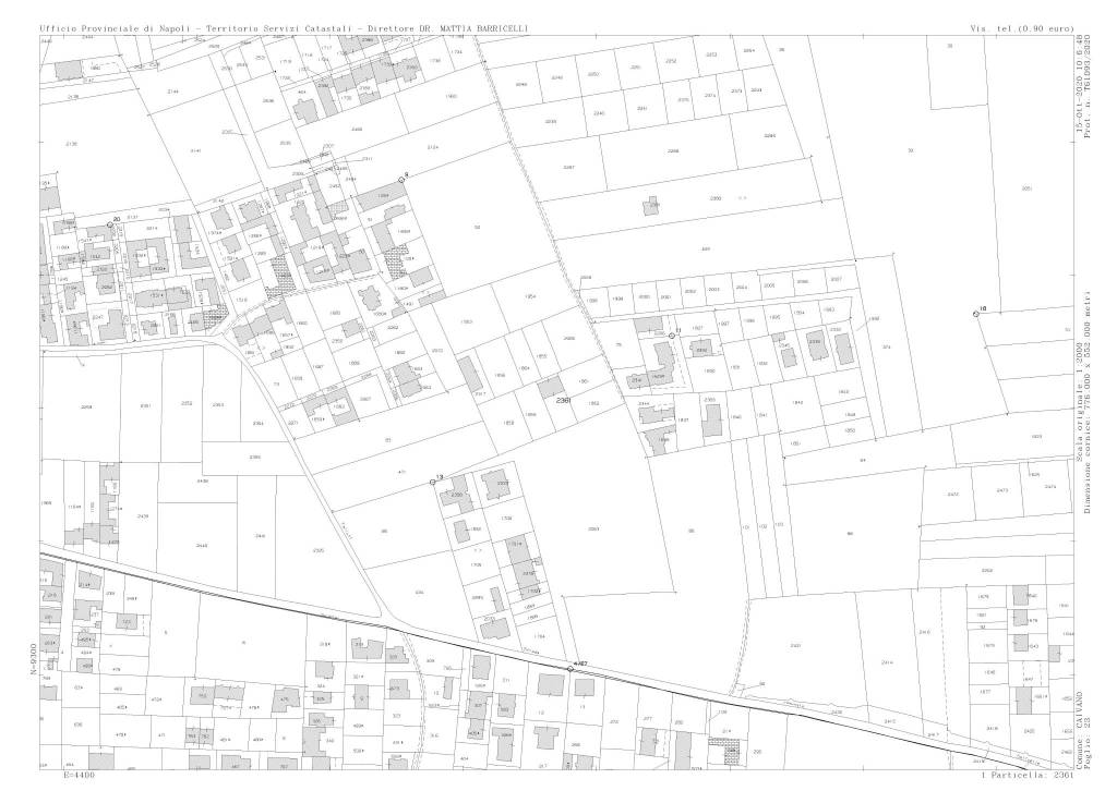 Estratto di mappa Palazzo aggiornato 1