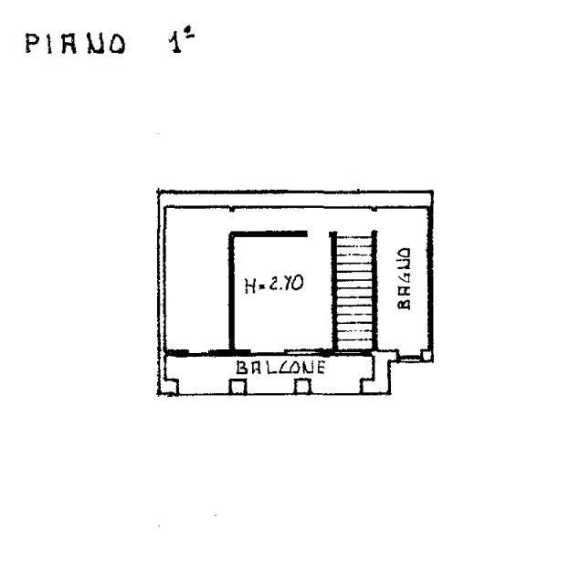 Planimetria piano primo